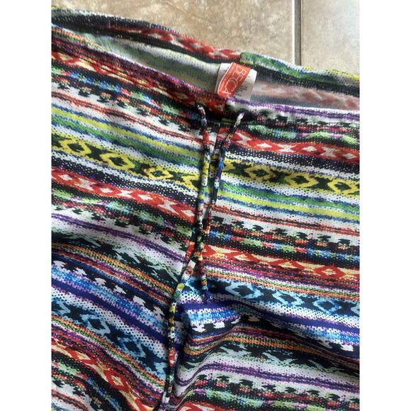 Becca M Graphic Wide Leg Slit Cover Up Pants Swimwear - Picture 2 of 4